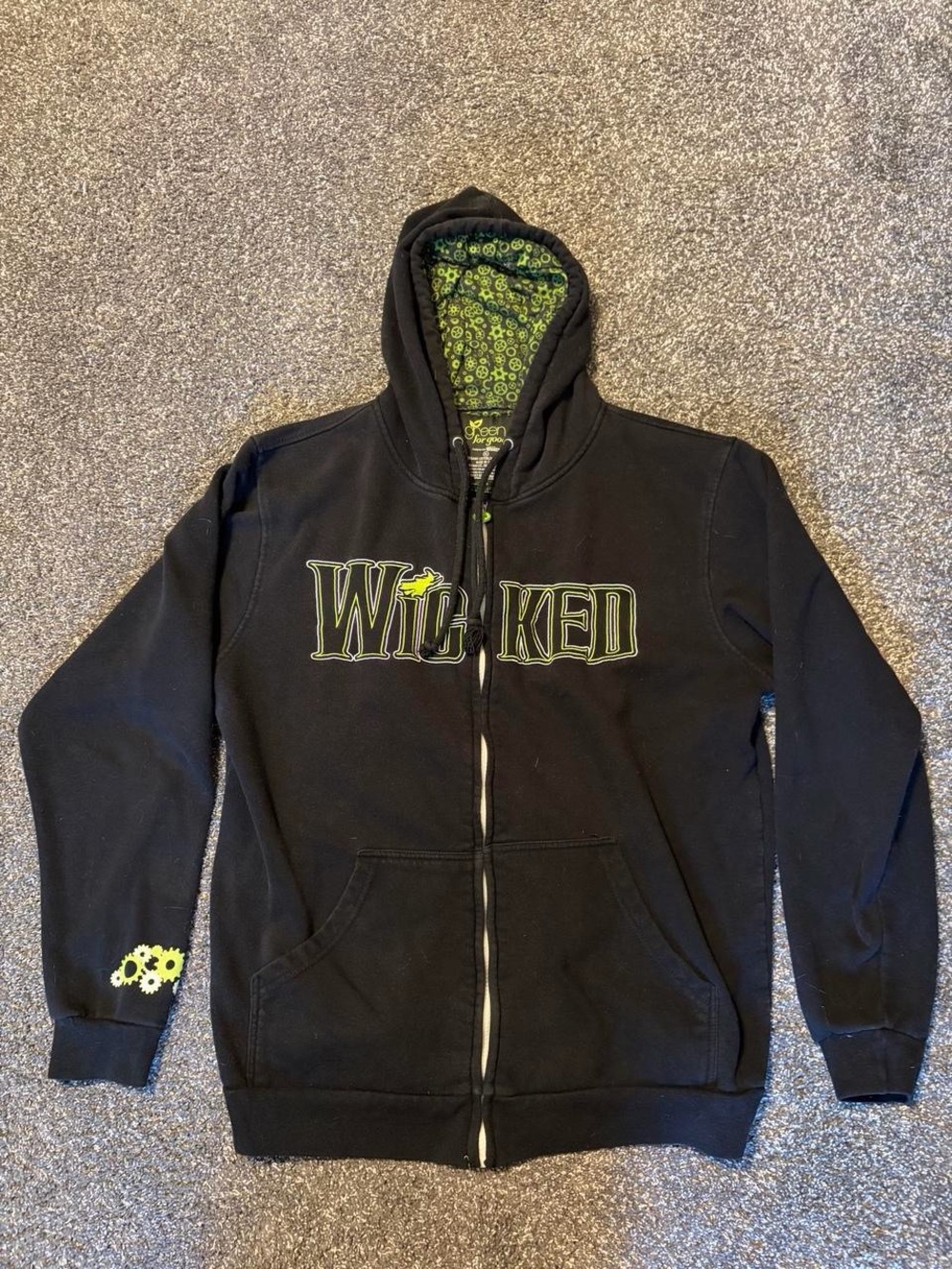 Black Wicked The Musical Zip Up